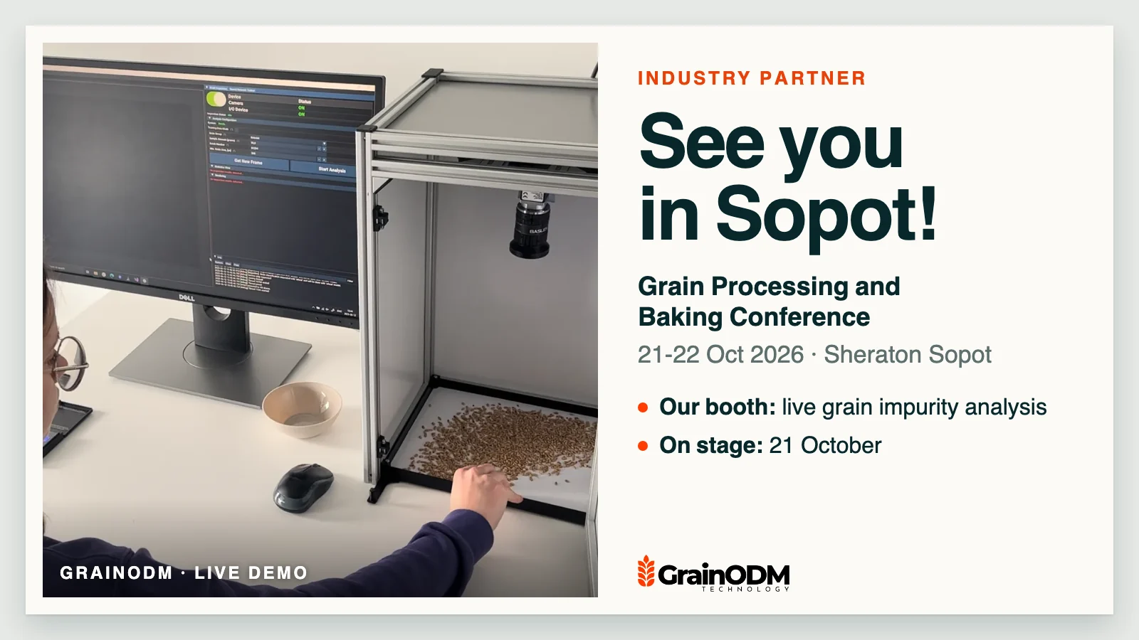 GrainODM at the Grain Processing and Baking Conference 2026 in Sopot
